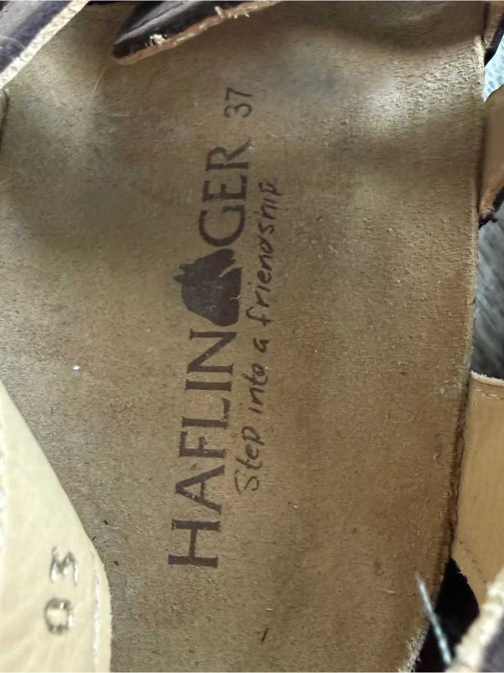 Haflinger Bio Paula fisherman Jesus sandals Women's size 37 US 6 brown